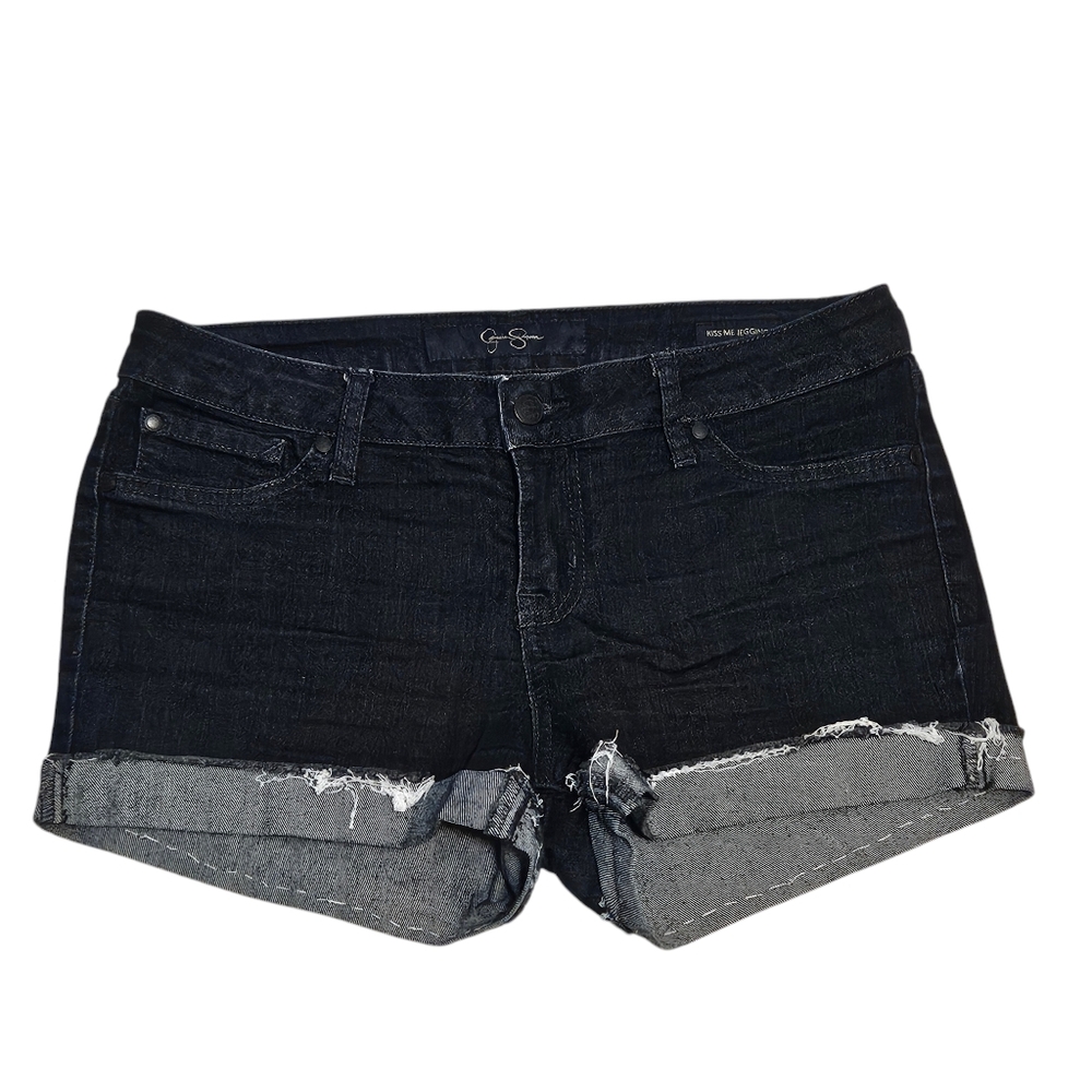 Jessica Simpson Dark Wash Cut-Off Style Denim Shorts